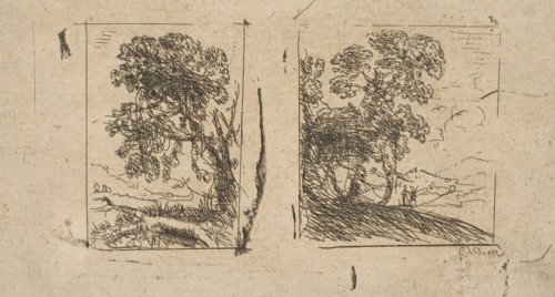 The Two Landscapes, ca. 1630. Creator: Claude Lorrain.