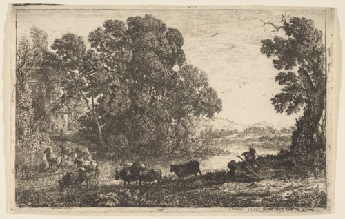 The Cowherd, 1636. Creator: Claude Lorrain.