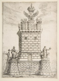 The Square Tower, 1637. Creator: Claude Lorrain.