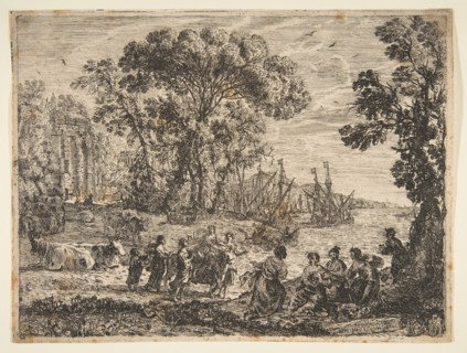 The Rape of Europa, 1634. Creator: Claude Lorrain.