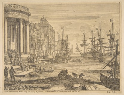 Embarkation of St. Ursula, 1665. Creator: Claude Lorrain.