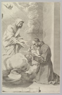 St. Gaëtan, Founder of the Theatines. Creator: Claude Mellan.