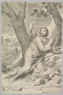 St. Augustine, 1660. Creator: Claude Mellan.