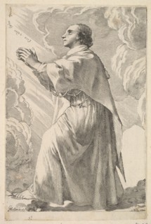 A Young Saint in Prayer. Creator: Claude Mellan.