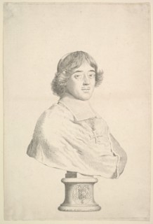 Emmanuel-Théodose de La Tour d'Auvergne, duc d'Albret et cardinal de Bouillon, 1673. Creator: Claude Mellan.