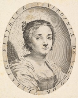 Virginia da Vezzo, Wife of Simon Vouet, 1626. Creator: Claude Mellan.