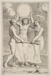 The Three Graces, 1659. Creator: Claude Mellan.
