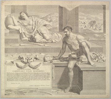 Theological Thesis of Antoine Talon, 1648. Creator: Claude Mellan.