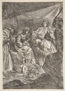 The Adoration of the Magi, 1619. Creator: Claude Vignon.