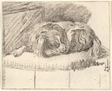 Sleeping Dog, 1777. Creator: Cornelis Ploos van Amstel.