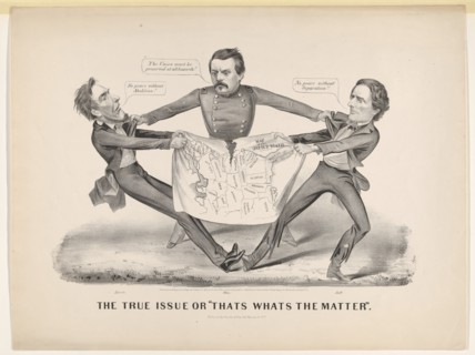The True Issue or "Thats Whats the Matter", 1864. Creator: Currier and Ives.
