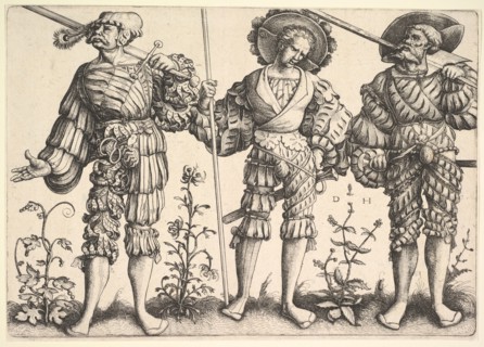 Three German Soldiers.n.d. Creator: Daniel Hopfer.