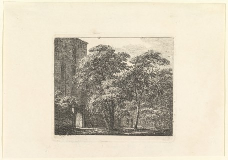 Gothic Architecture in a Landscape, ca. 1807. Creator: Domenico Quaglio II.