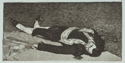 Dead Toreador, 1867-68. Creator: Edouard Manet.
