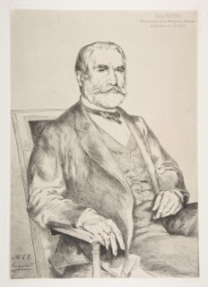 Portrait of Louis Robert, 1873. Creator: Felix Bracquemond.