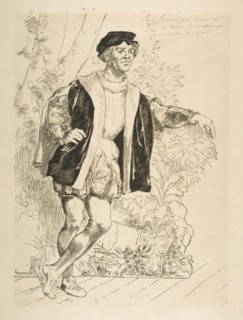 Portrait of Fernand, 1876. Creator: Felix Bracquemond.