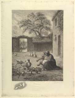 Le Printemps, d'après un pastel de Millet, 1888. Creator: Felix Bracquemond.