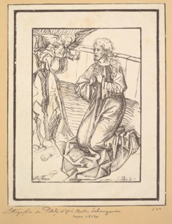 Christ in Gethsemene, early 19th century. Creator: Ferdinand Piloty.
