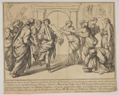 The wise and the foolish Virgins, 1728. Creator: Francesco Zuccarelli.