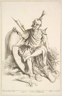 Other Chinese Soldier, 1738-45. Creator: Francois Boucher.