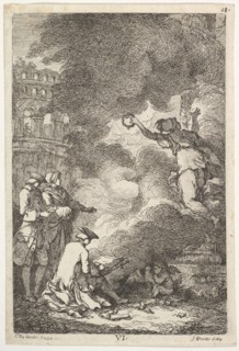 A Visit to Rome in 1764, 1764. Creator: Franz Edmund Weirotter.