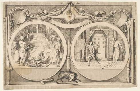 The Expulsion of the Jesuits, 1761. Creator: Gabriel de Saint-Aubin.