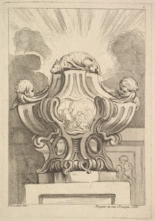 Design for an Urn, 1725-72. Creator: Gabriel Huquier.