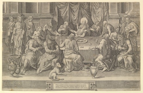 The Last Supper, 1564. Creator: Gaspare Osello.