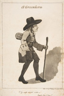 A Greenhorn, December 1, 1790. Creator: George Moutard Woodward.