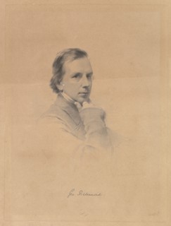 George Richmond - Self-portrait, 1850-70. Creator: William Holl.