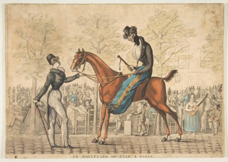 Le Boulevard de Gand à Paris, 19th century. Creator: Georges Jacques Gatine.