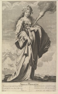 Sibylle Phrygienne, ca. 1635. Creators: Gilles Rousselet, Abraham Bosse.