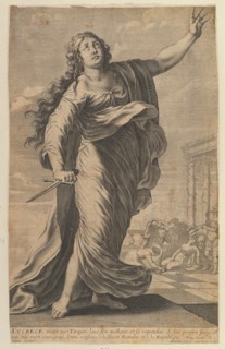 Lucrèce, 1647. Creators: Gilles Rousselet, Abraham Bosse.
