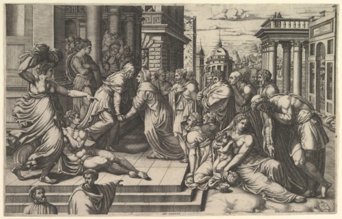 The Visitation, 1540-50. Creator: Giorgio Ghisi.