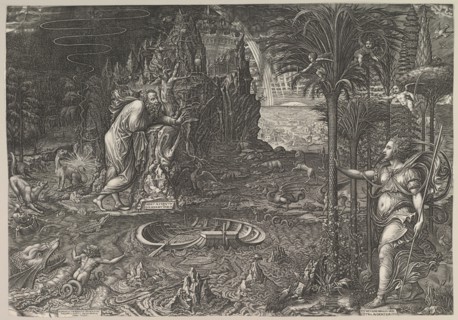 Allegory of Life, 1561. Creator: Giorgio Ghisi.