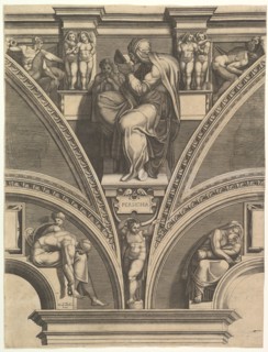 The Persian Sibyl; from the series of Prophets and Sibyls in the Sistine Chapel , 1570-75. Creator: Giorgio Ghisi.