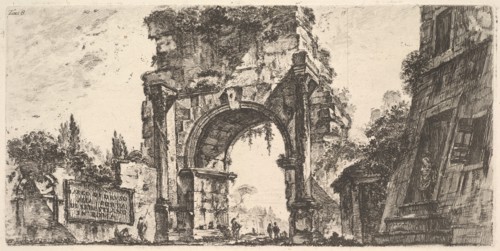 Plate 8: Arch of Drusus at the Porta S. Sebastiano in Rome