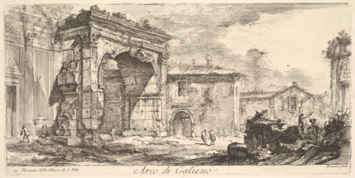 Arch of Galienus. 1. Façade od the Church of S. Vito
