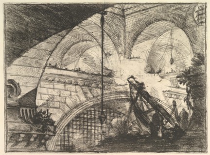 The Arch with a Shell Ornament, from Carceri d'invenzione