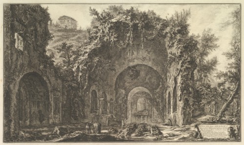 The so-called Grotto of Egeria