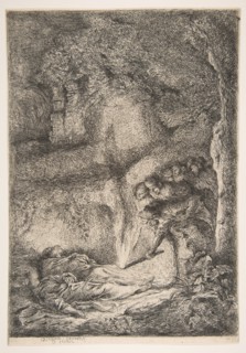 Finding of the bodies of Saints Peter and Paul, ca. 1647-51. Creator: Giovanni Benedetto Castiglione.