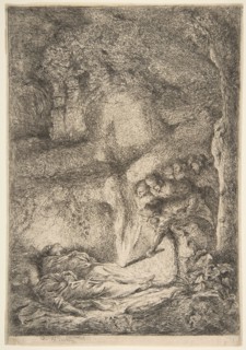 Finding the bodies of Saints Peter and Paul, 1645-51. Creator: Giovanni Benedetto Castiglione.