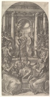 The Marriage of the Virgin, ca. 1525. Creator: Giovanni Jacopo Caraglio.