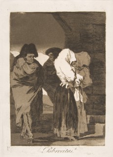 Plate 22 from 'Los Caprichos': Poor little girls!