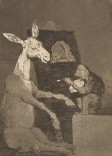Plate 41 from 'Los Caprichos': Neither more nor less