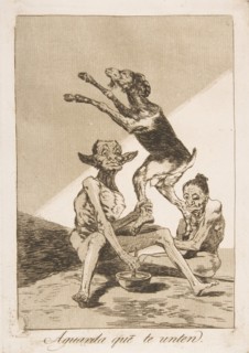 Plate 67 from 'Los Caprichos': Wait till you've been anointed