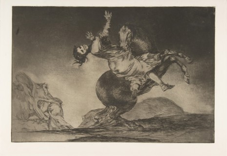 Plate 10 from the 'Disparates': The horse abductor , ca. 1816-23