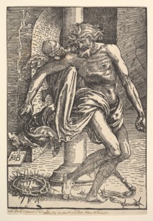 Christ with the Instruments of Torture Supported by a Little Angel, 1517. Creator: Hans Baldung.