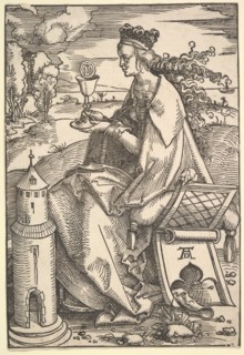 St. Barbara, ca. 1505. Creator: Hans Baldung.