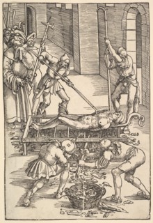 Martyrdom of St. Lawrence, ca. 1505. Creator: Hans Baldung.